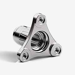 Triangular flange